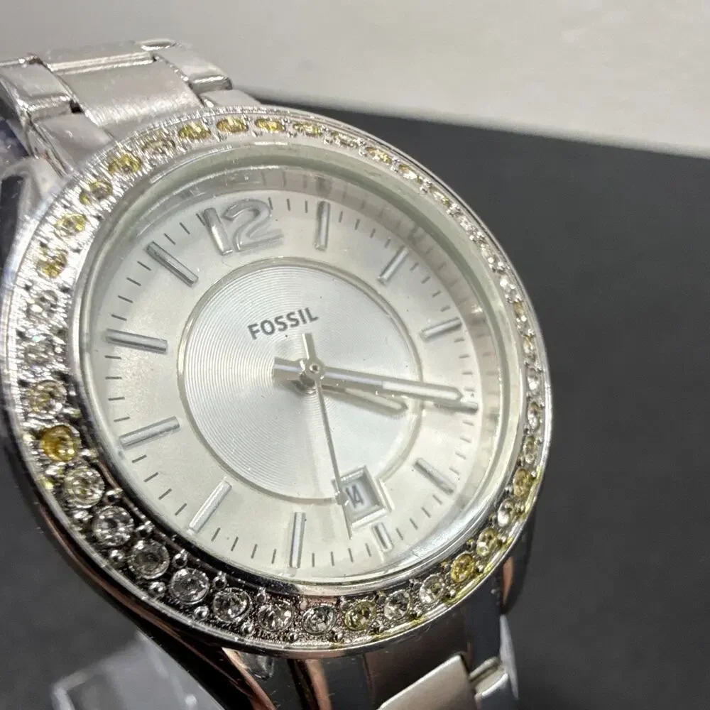 Fossil ES-2879 Women’s Wristwatch New Battery! Runs excellent!